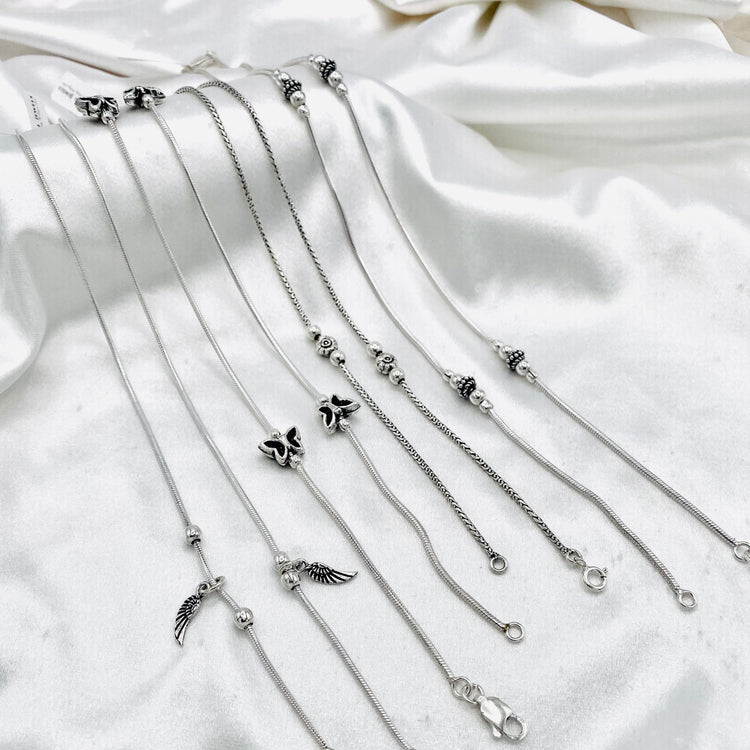 Women Oxidized Anklets