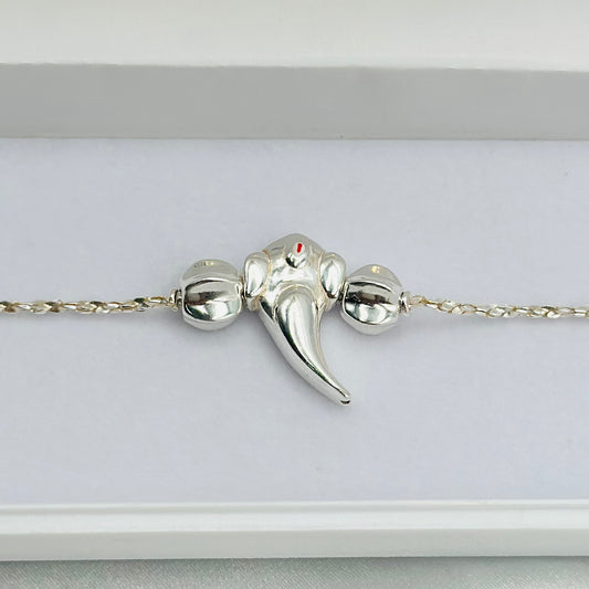 Shri Ganesh Ji 925 Silver Rakhi MRI06