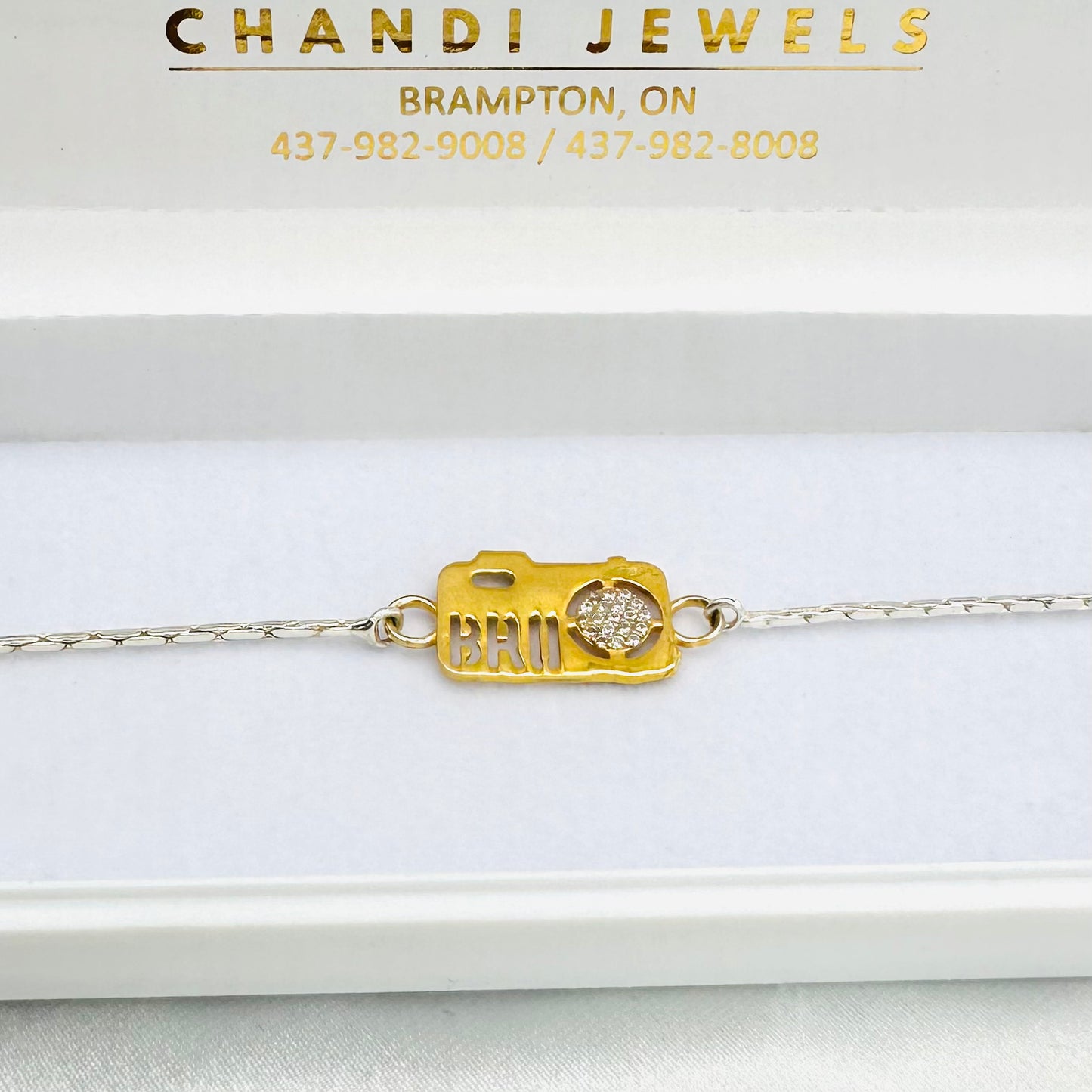 Bro Camera Charm 925 Silver Rakhi MRI15