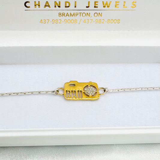 Bro Camera Charm 925 Silver Rakhi MRI15