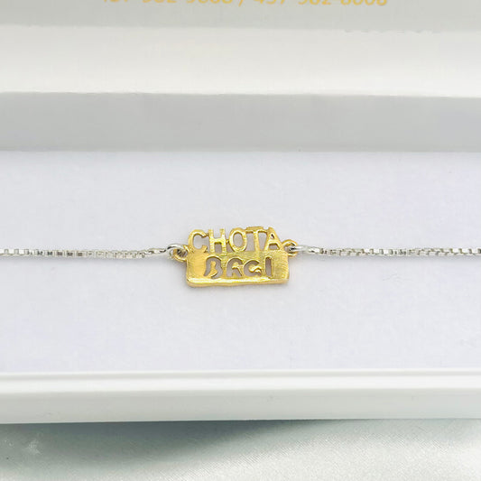 Chota Bhai Silver Rakhi MRI02