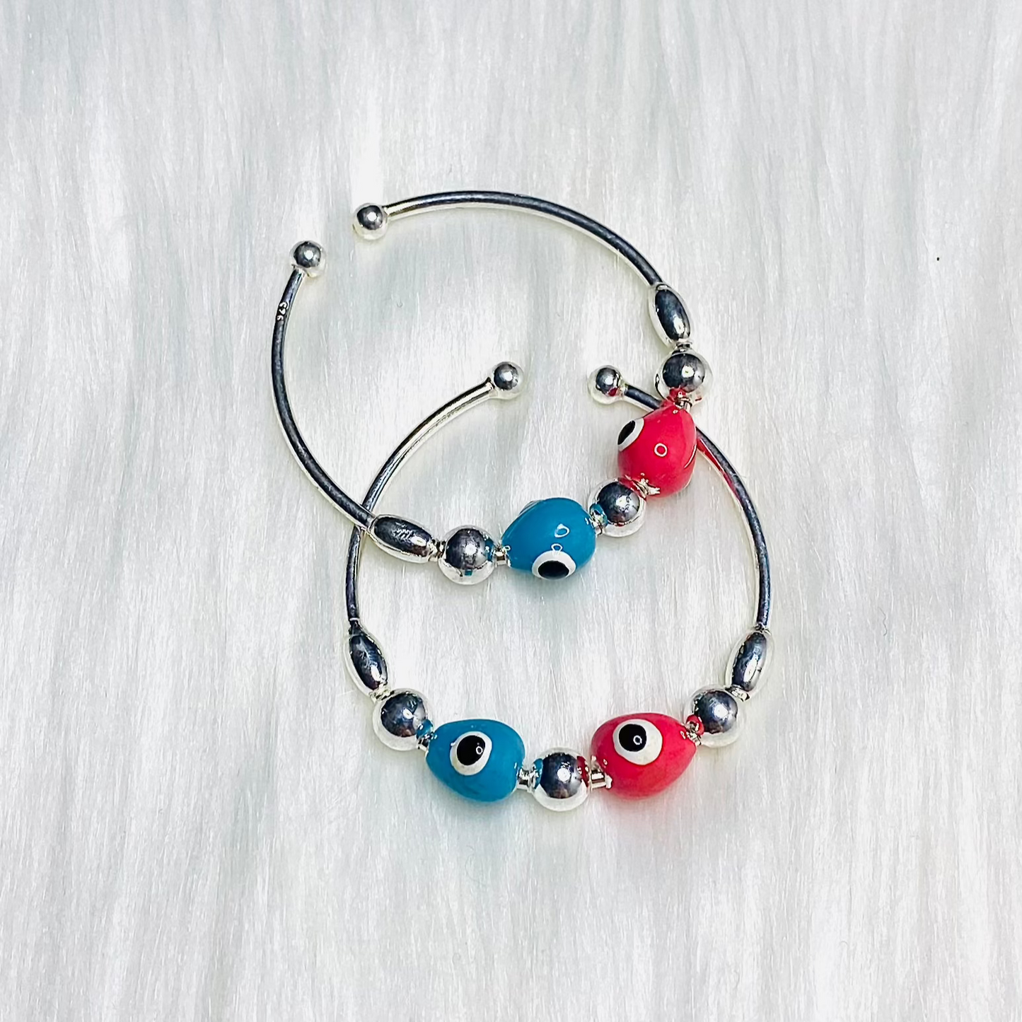 Baby Sterling Silver Adjustable Eye Bracelet BKS06