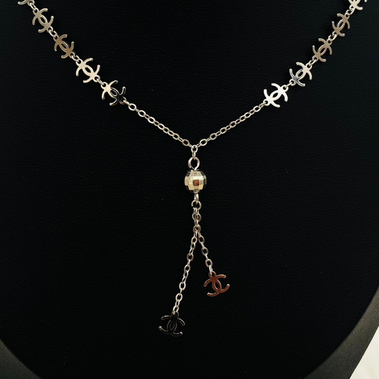 Channel Silver Necklace WNI27