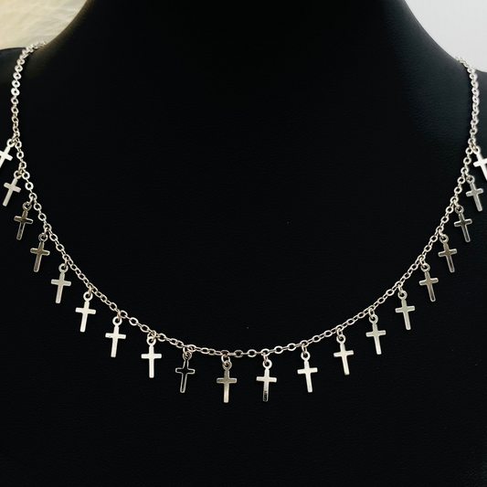 Crucifer Silver Necklace WNI35