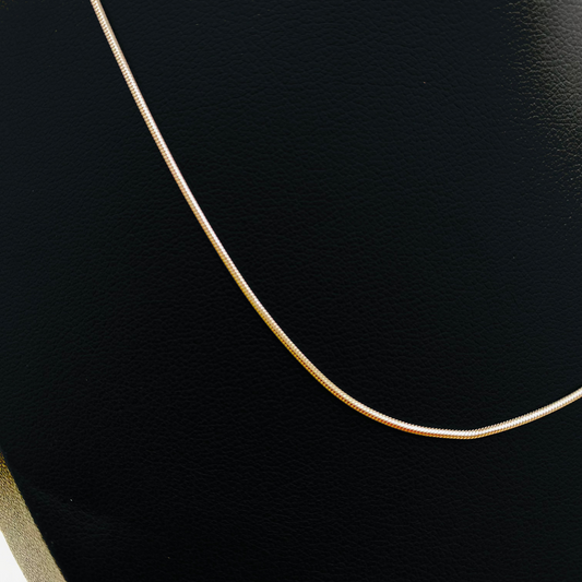 Women Round Snake Silver Chain WCS01