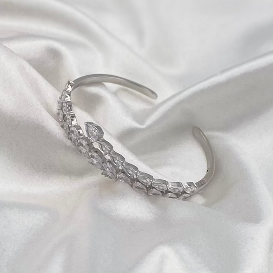 Teardrop Snake Women Silver Bracelet LKB02