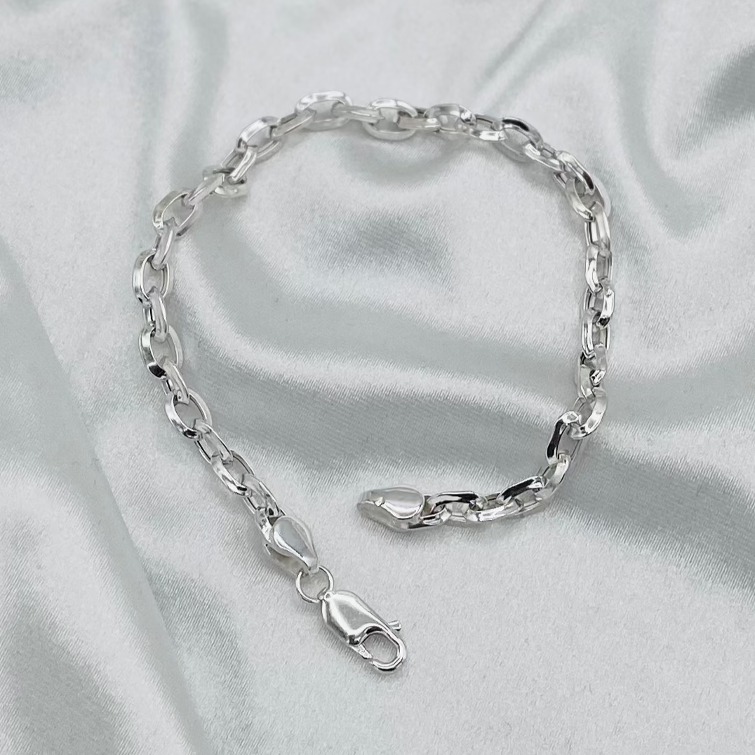 Mens Link Silver Bracelet MBP14