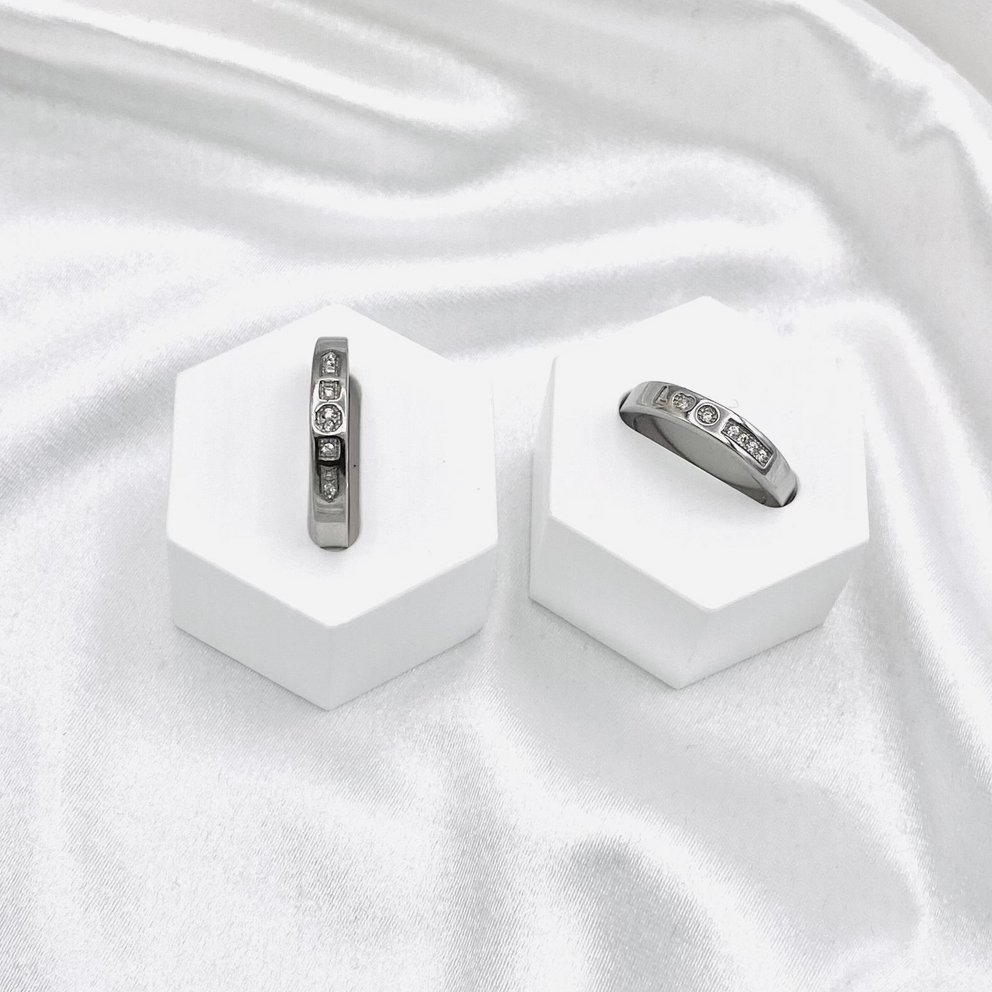 Love Couple Sliver Bands UR11