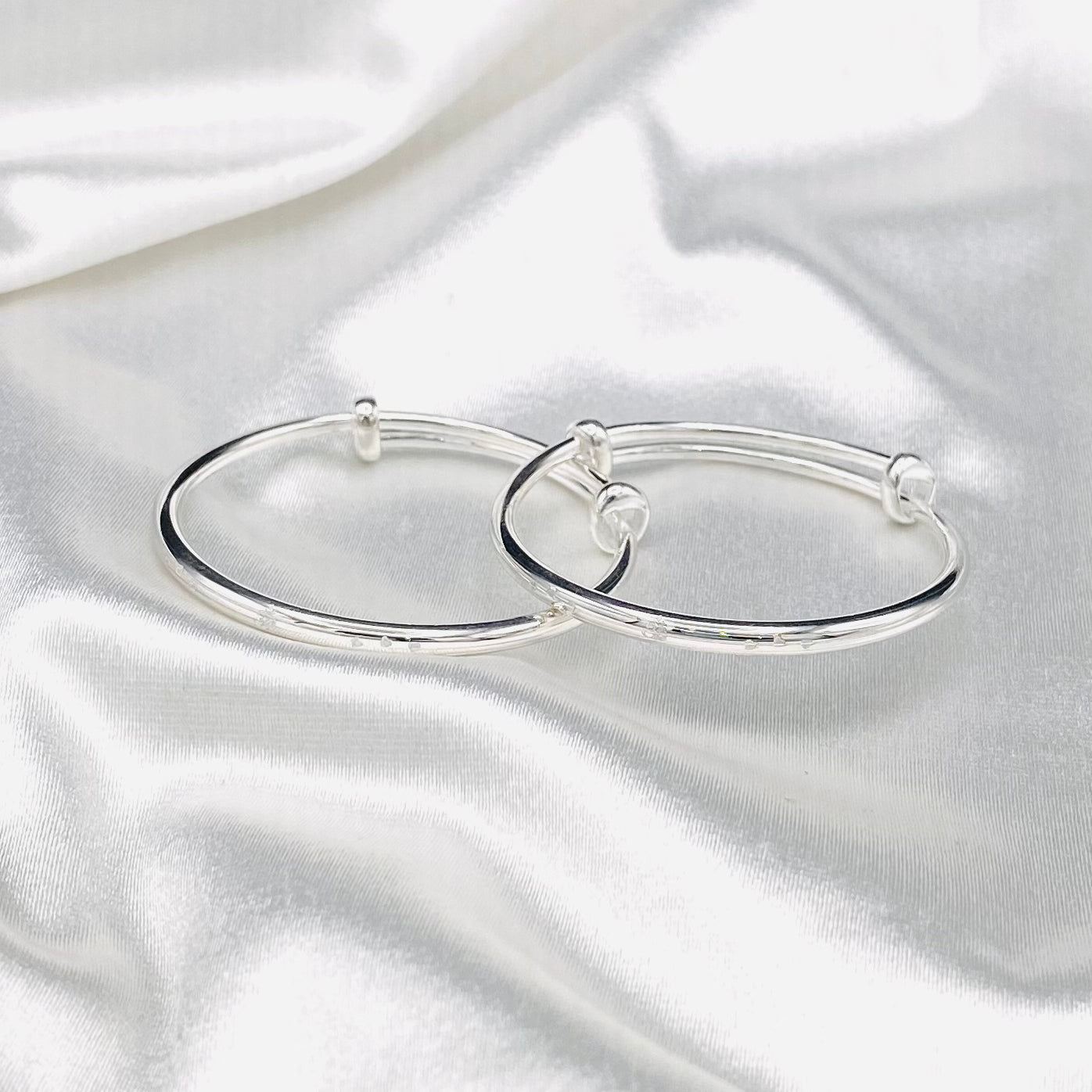 Baby Pure Silver Adjustable OM Bracelet BKP03