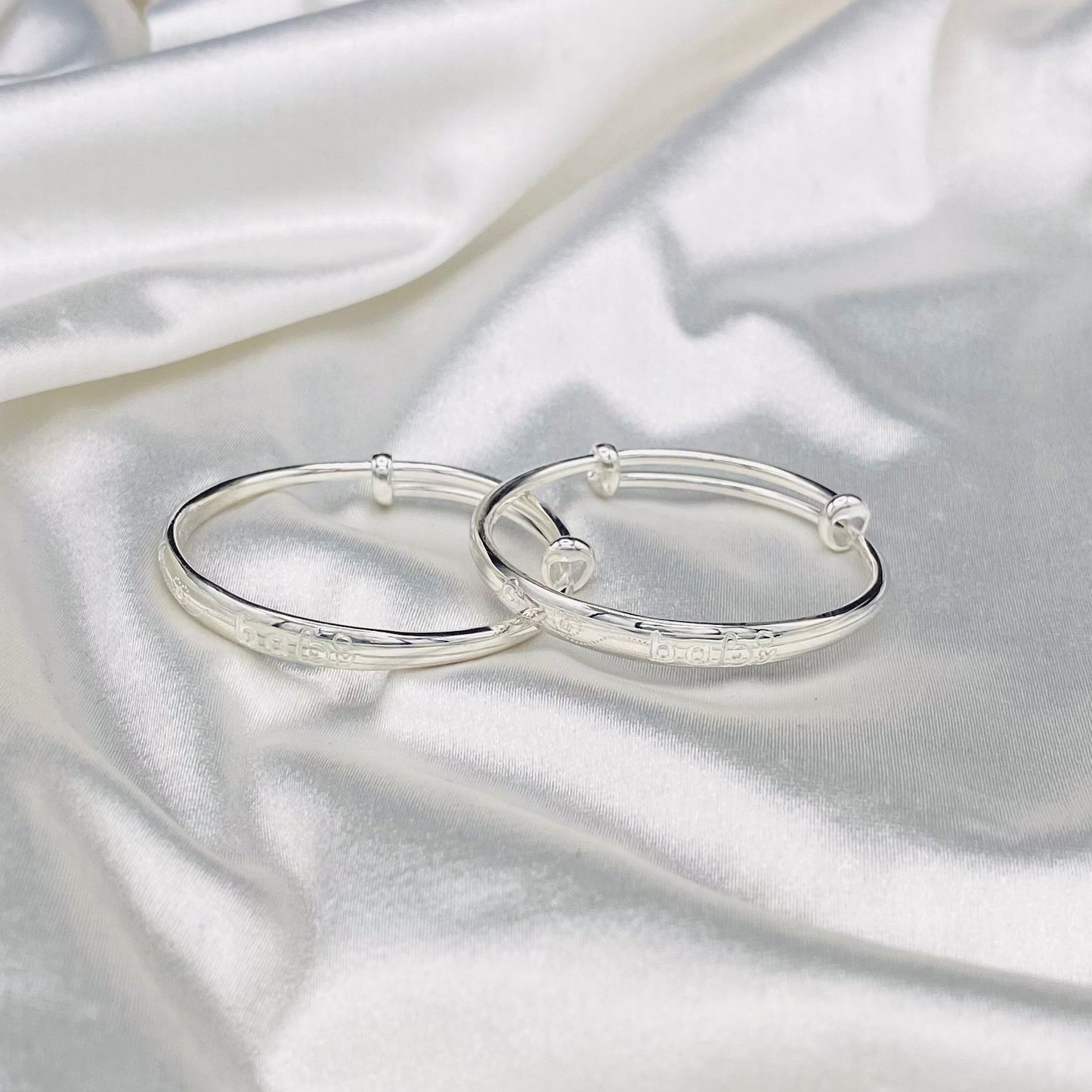 Baby Pure Silver Adjustable Bracelet BKP10