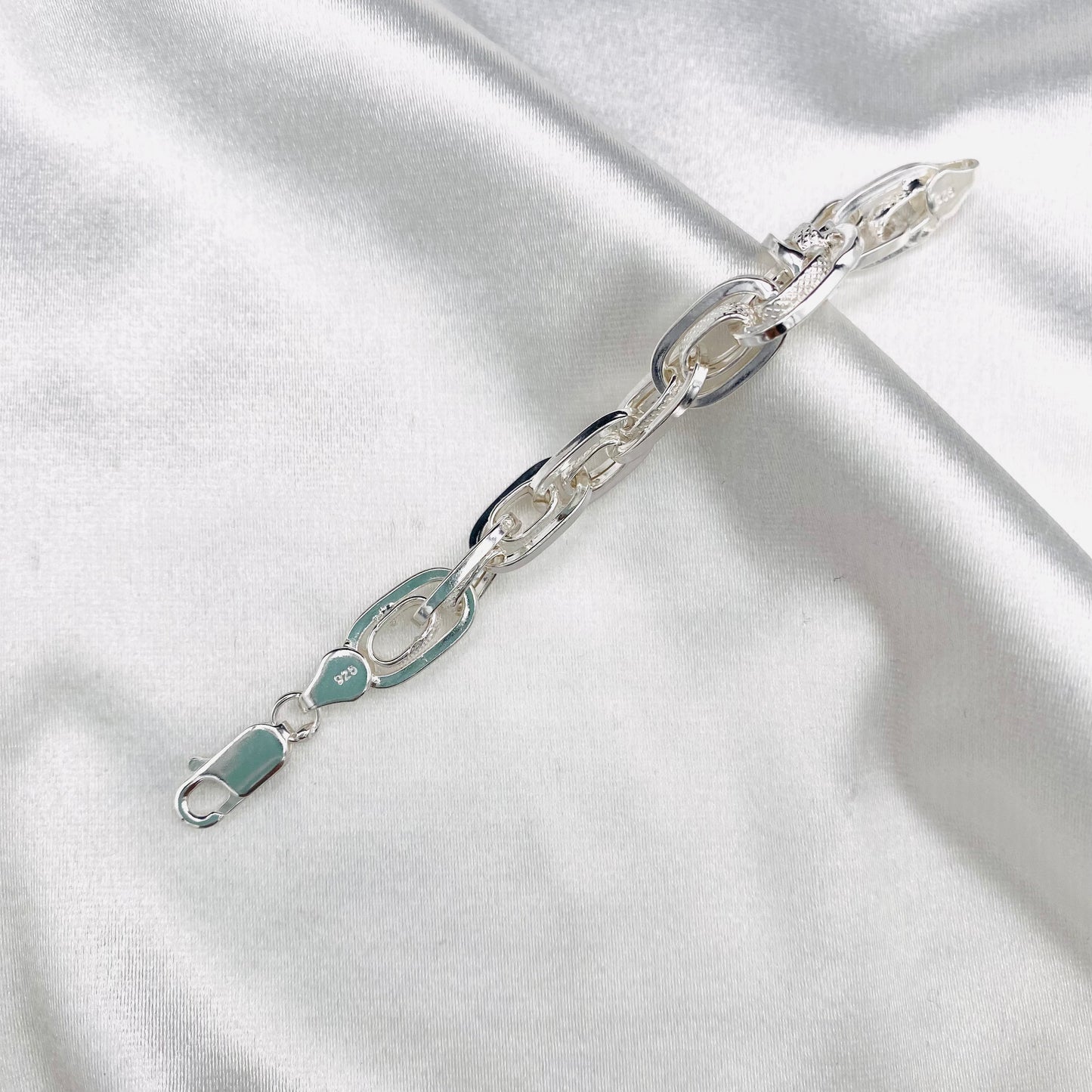 Baby Pure Silver Chain Bracelet for Boys BBS10