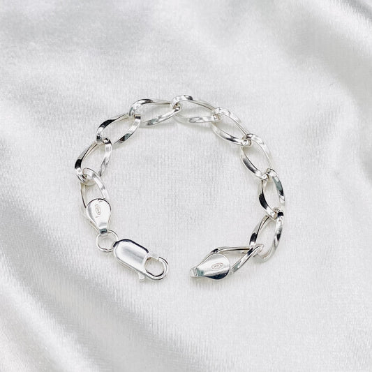 Baby Pure Silver Link Chain Bracelet BBS09