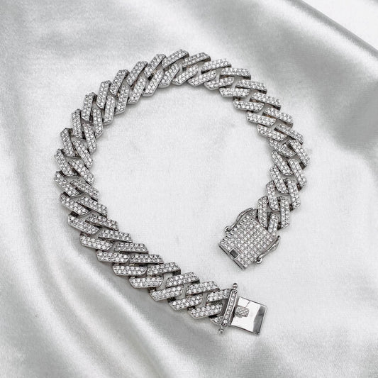 Mens Iced Bracelet MBI01