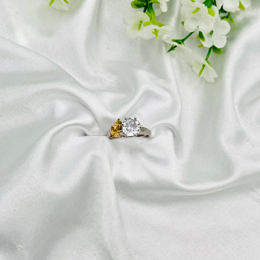 Women 925 Silver Ganesha Ring with 22k Gold Plating WGR24