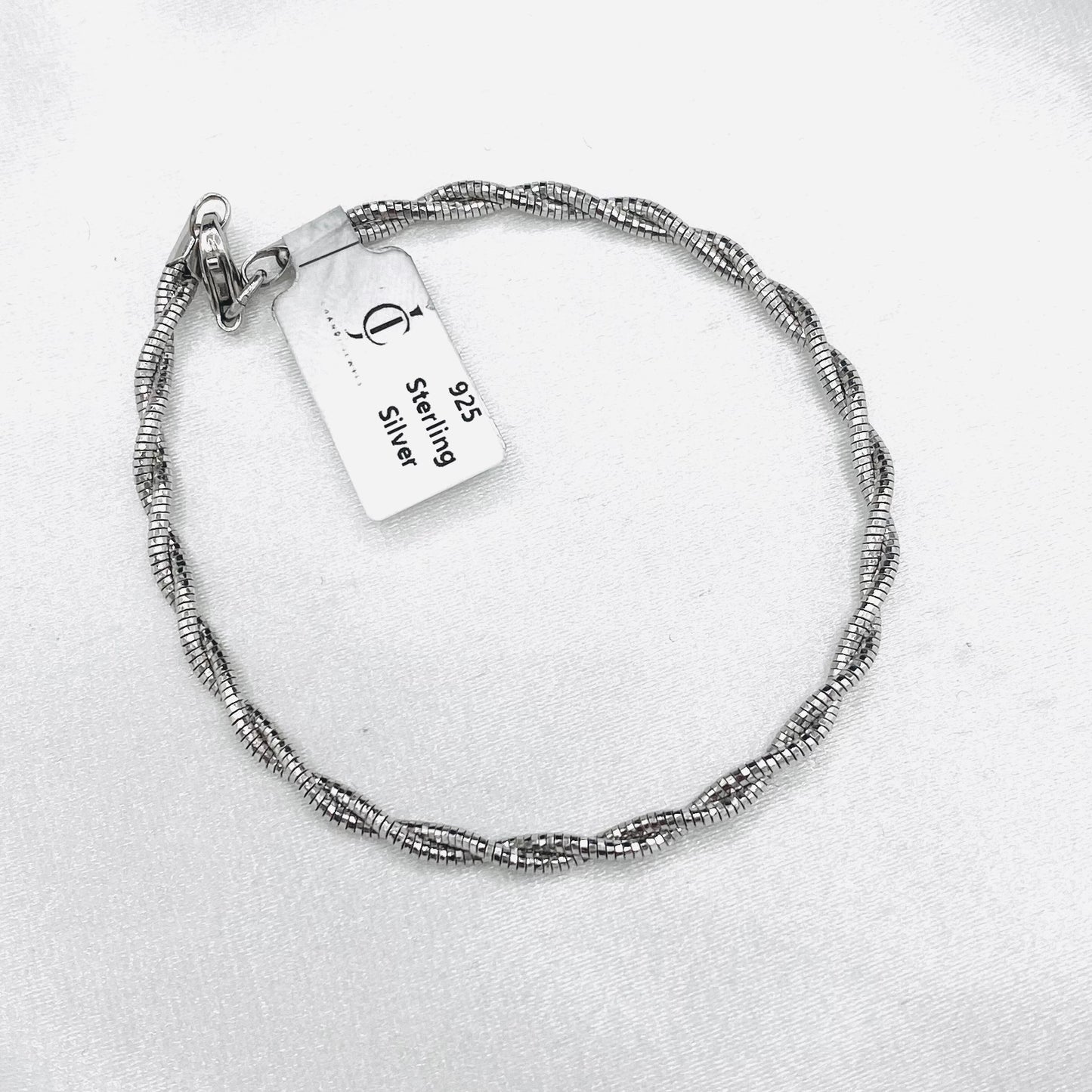 WBI05 Italian Sterling Silver 925 Bangle Bracelet For Women