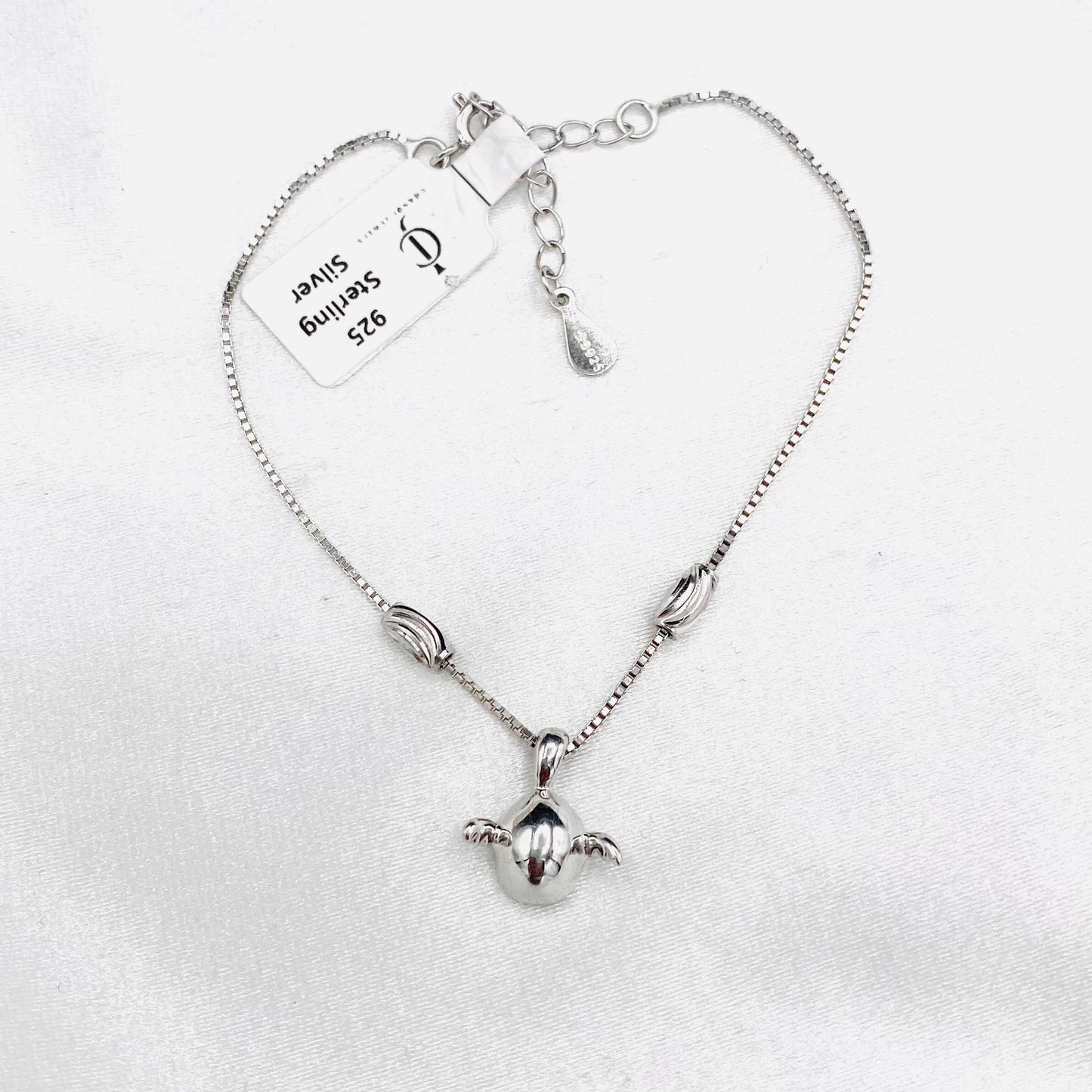 WBI06 Sterling Silver 925 Baby Penguin Italian Bracelet