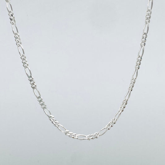 Mens Figaro 925 Silver chain MCP06