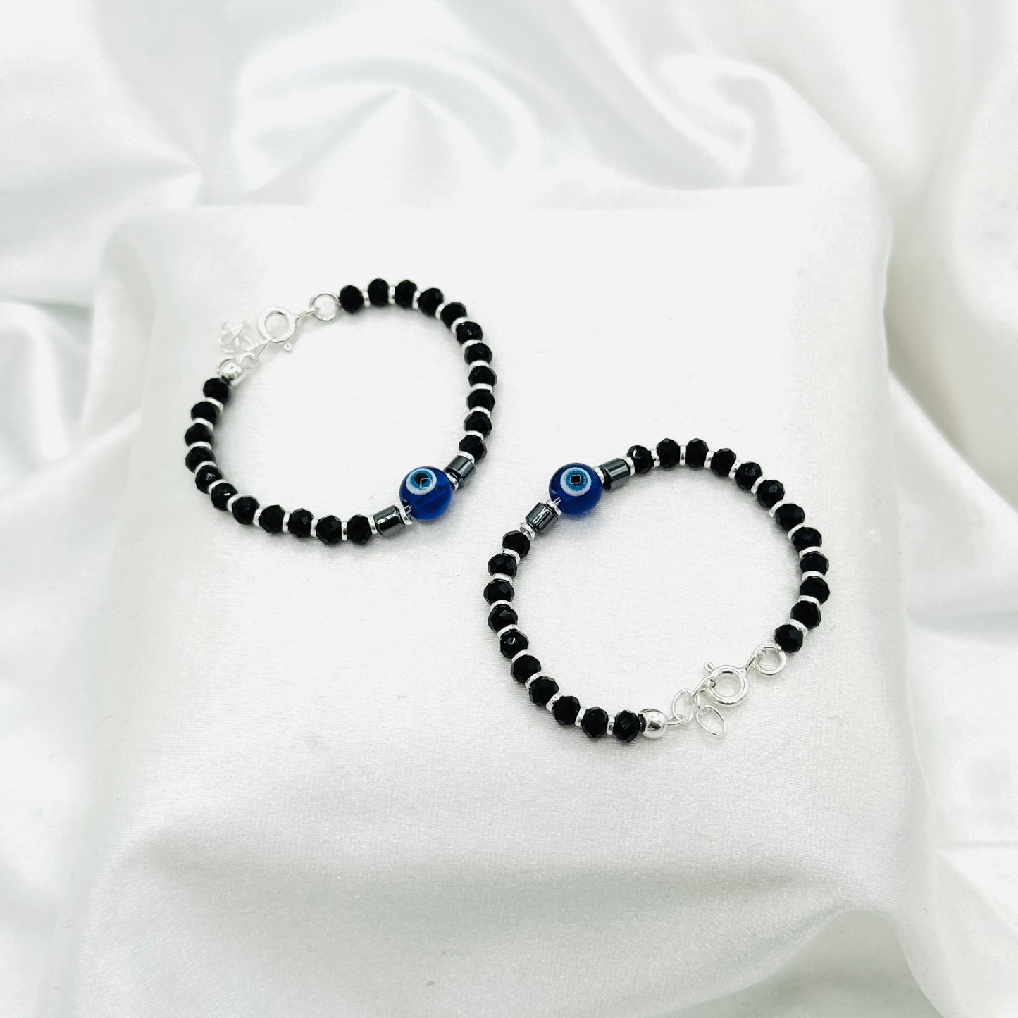 Evileye Black beads Baby Adjustable Bracelets BBS12