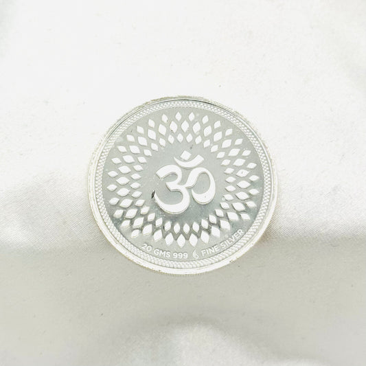 Ganesh Laxmi Ji Pure 999 Silver Coin 20 GMS (Coloured) SCO02