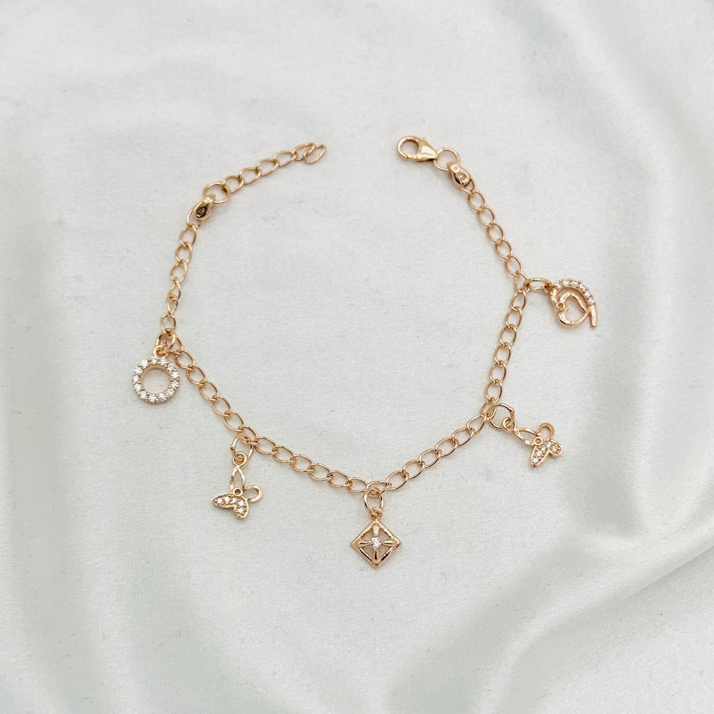Rosegold Bracelet For Women In Sterling Silver WBI15