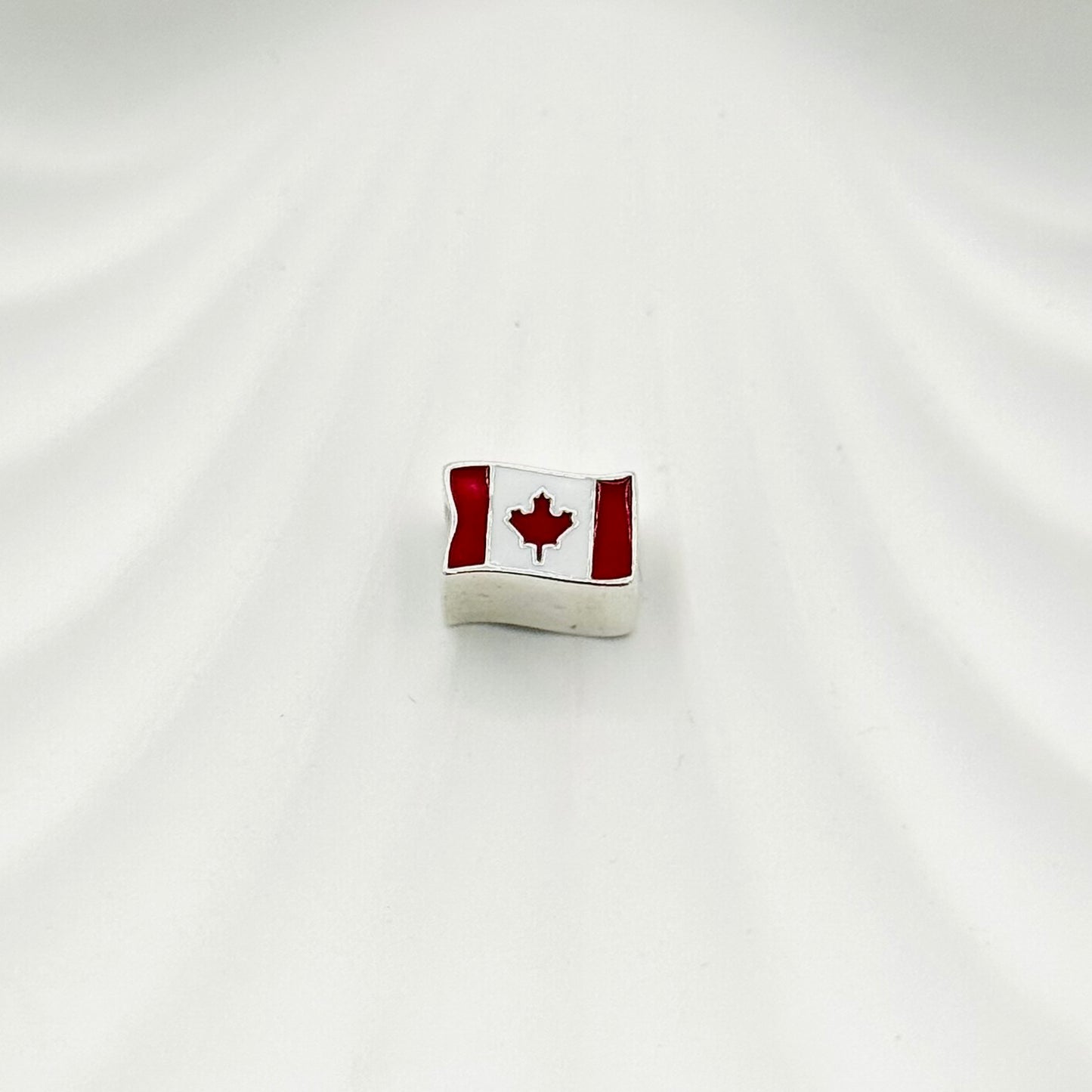 Canada Flag Pandora Charm 925 Sterling Silver PDC04