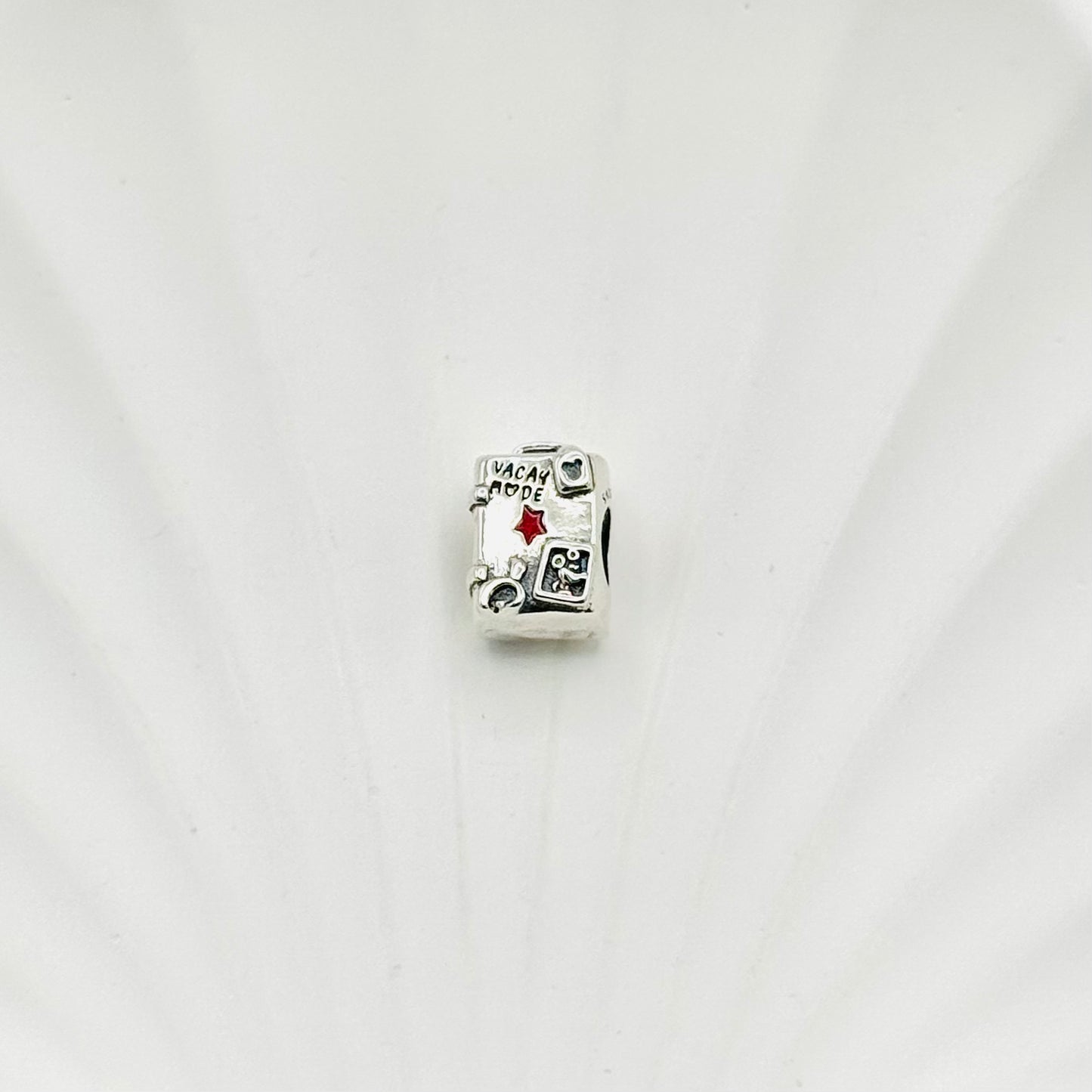 Travel Suitcase Pandora 925 Sterling Silver Charm PDC10