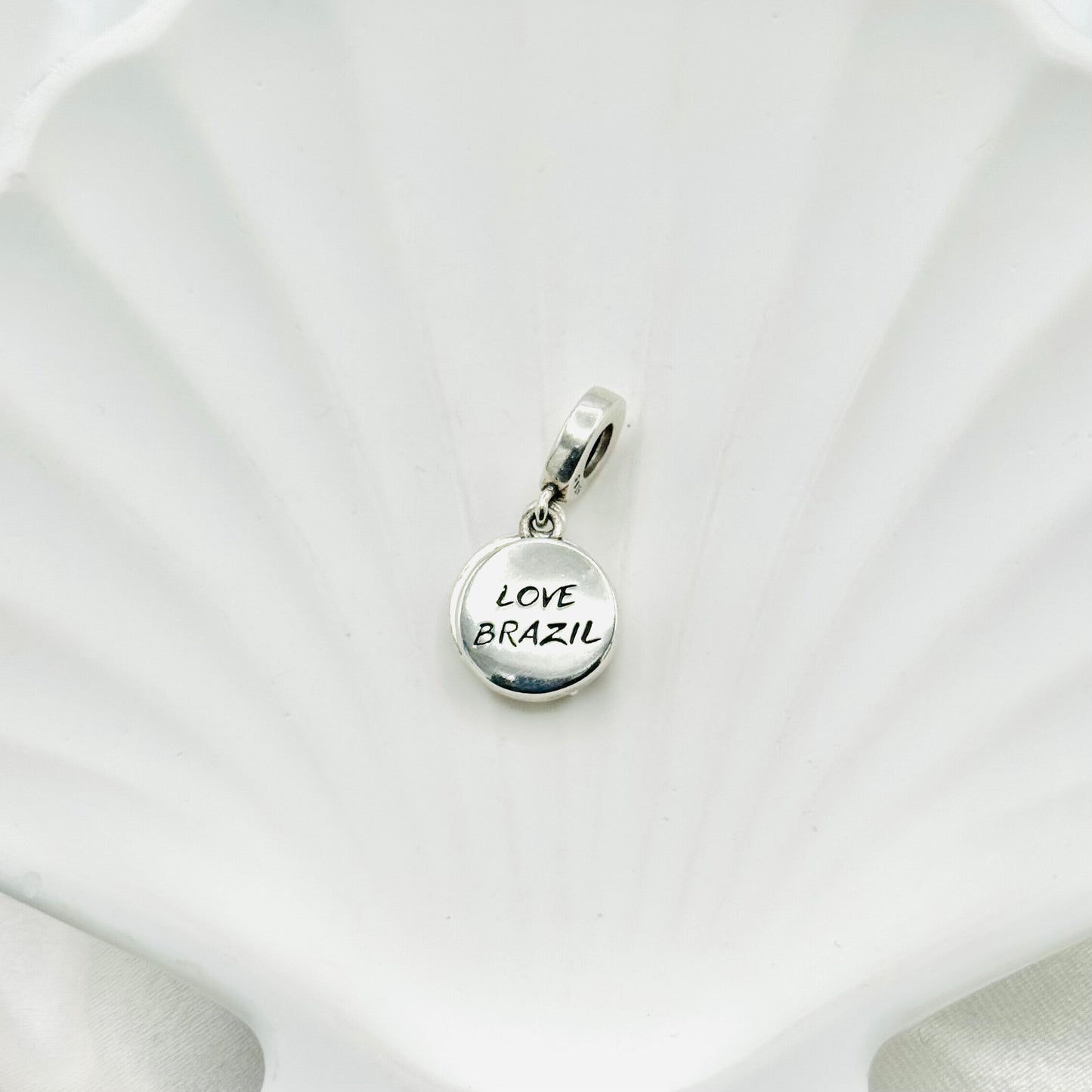 Love Brazil Pandora 925 Sterling Silver Charm PDC19