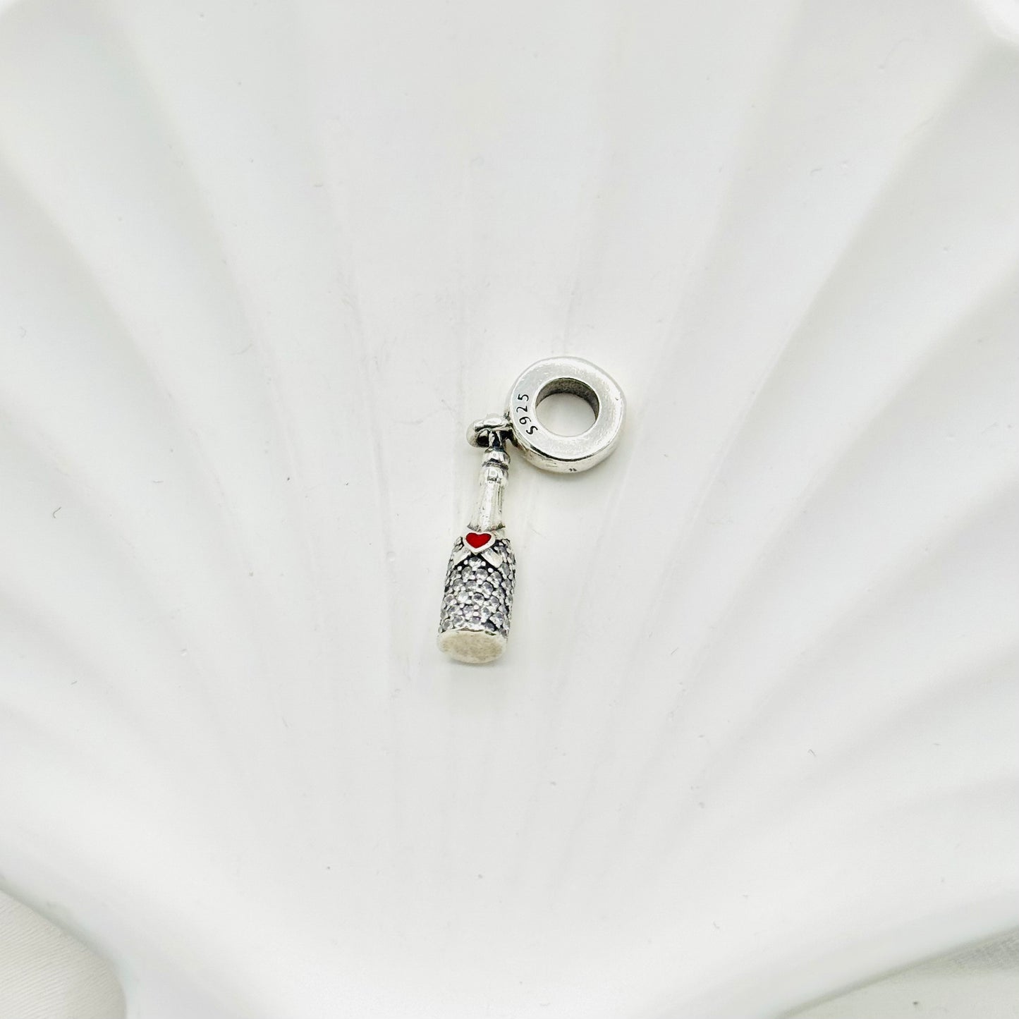 Wine Bottle Pandora 925 Sterling Silver Charm PDC33