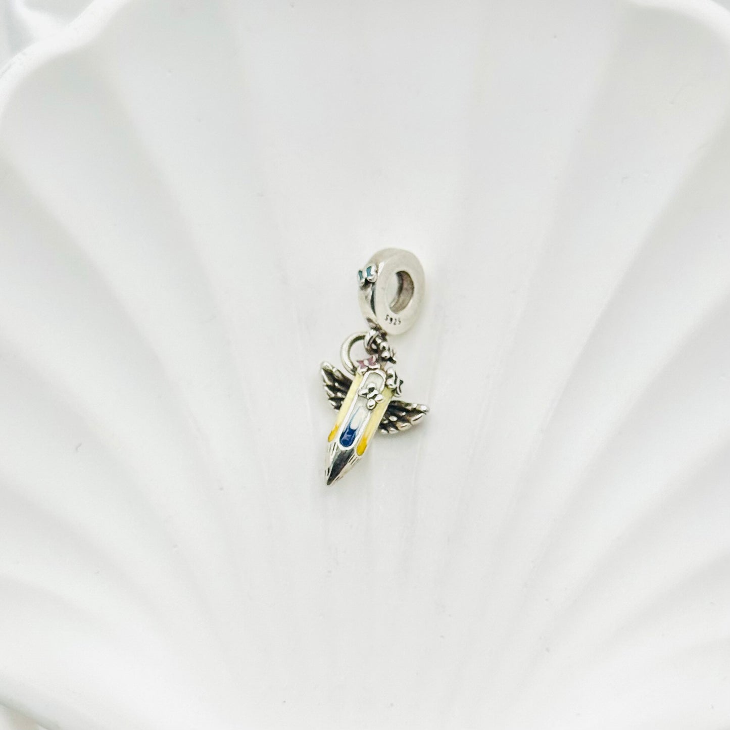 Flying pen Pandora 925 Sterling Silver Charm PDC40