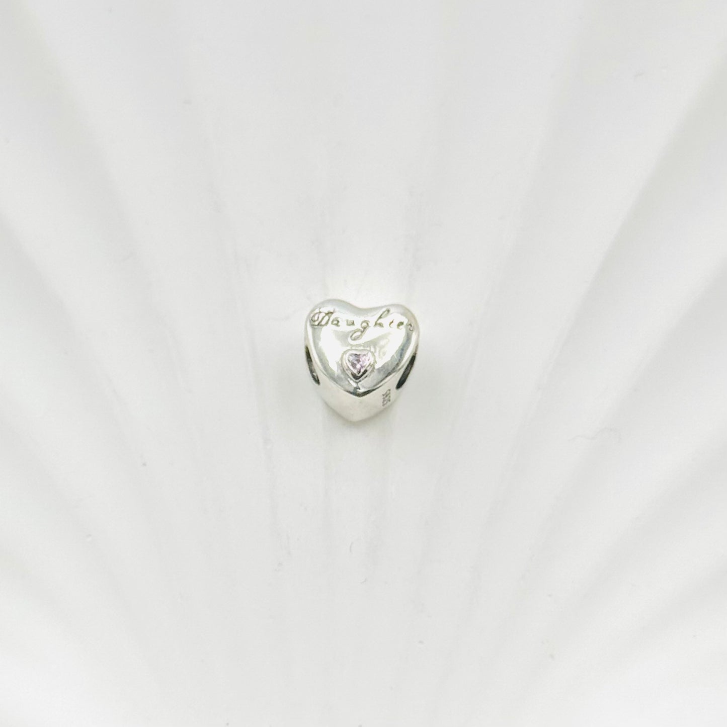 Daughter Heart Pandora 925 Sterling Silver Charm PDC45