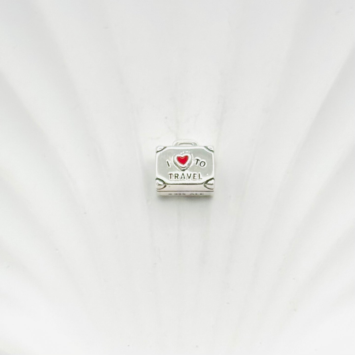 Travel Suitcase Pandora 925 Sterling Silver Charm PDC54