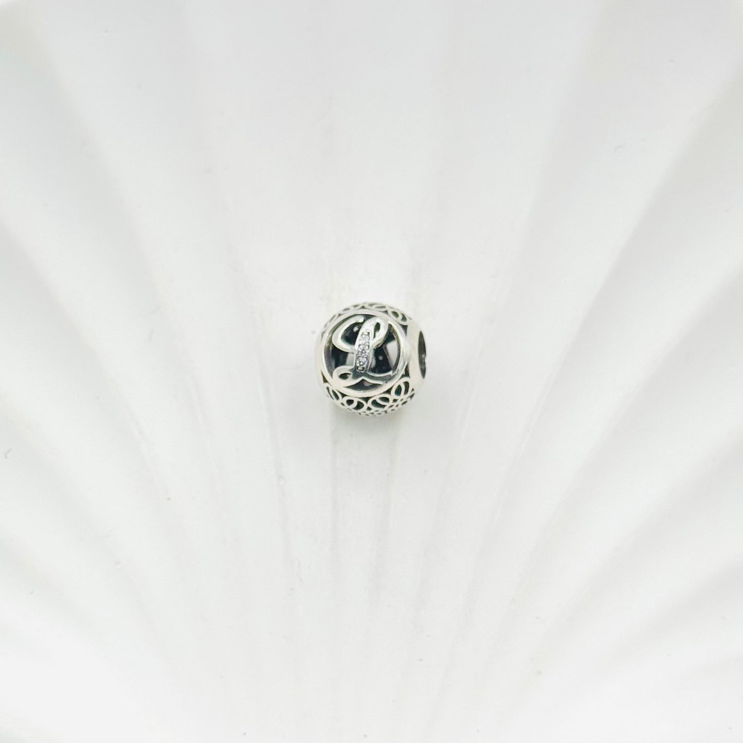 L Alphabet Pandora 925 Sterling Silver Charm PDC58