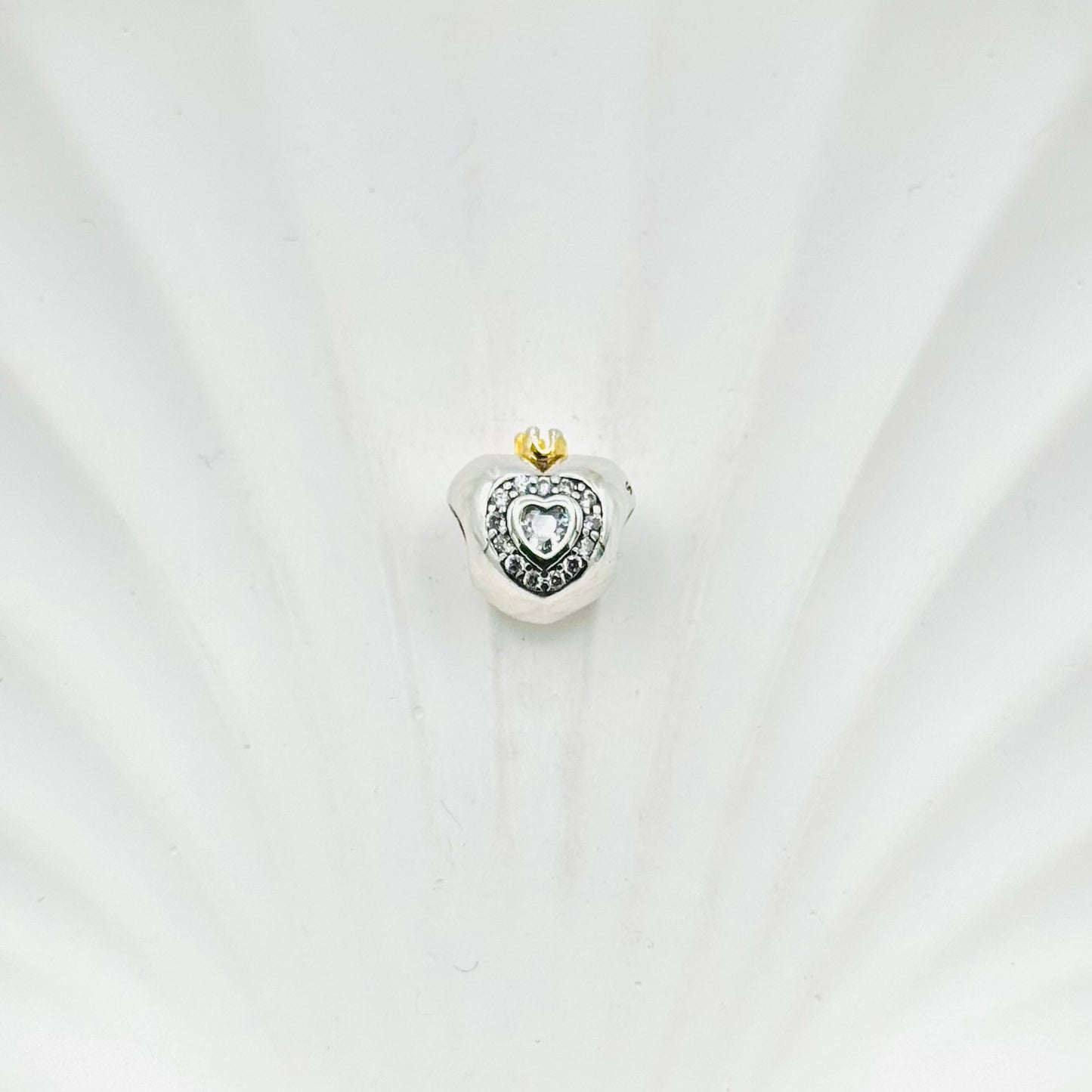 Heart Crystal Pandora 925 Sterling Silver Charm PDC68