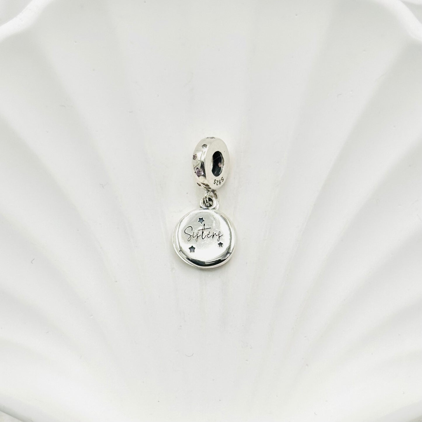 Sisters Pandora 925 Sterling Silver Charm PDC69