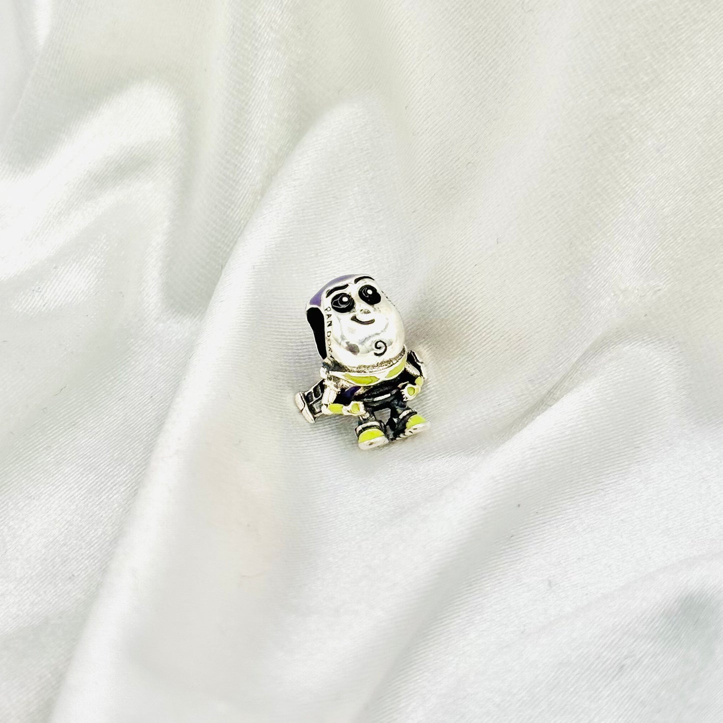 Disney Pixar Buzz Lightyear Pandora 925 Sterling Silver Charm PDC90
