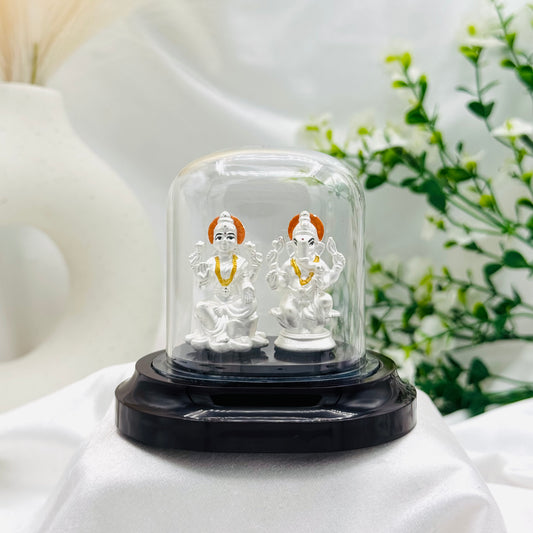 Laxmi Ganesh, Ji Idol 999 Pure Silver SID28