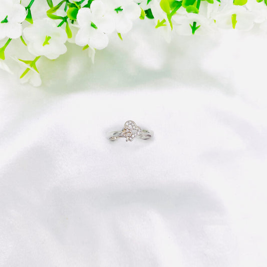 Women Sleek Silver Ring WRI103