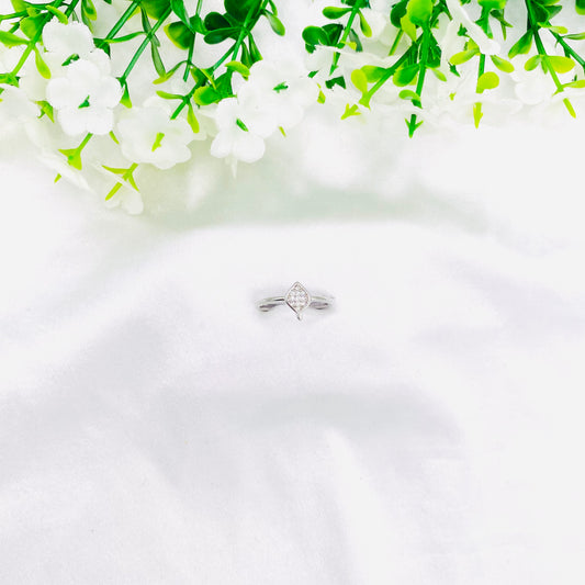 Women Sleek Silver Ring WRI104