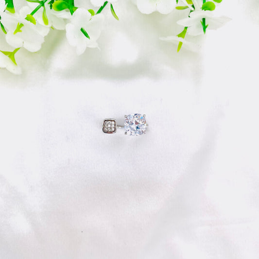 Women Adjustable Silver Ring WRI150