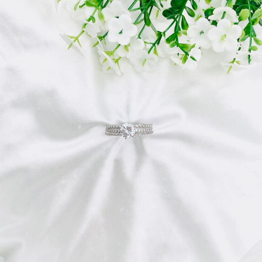 Women Cocktail Silver Ring WRI202