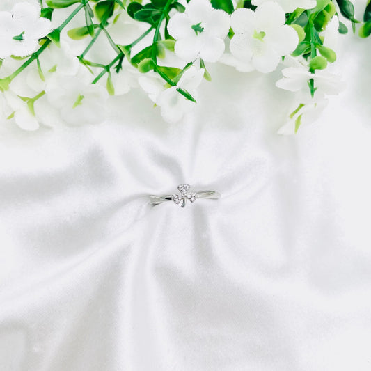 Women Sleek Silver Ring WRI180