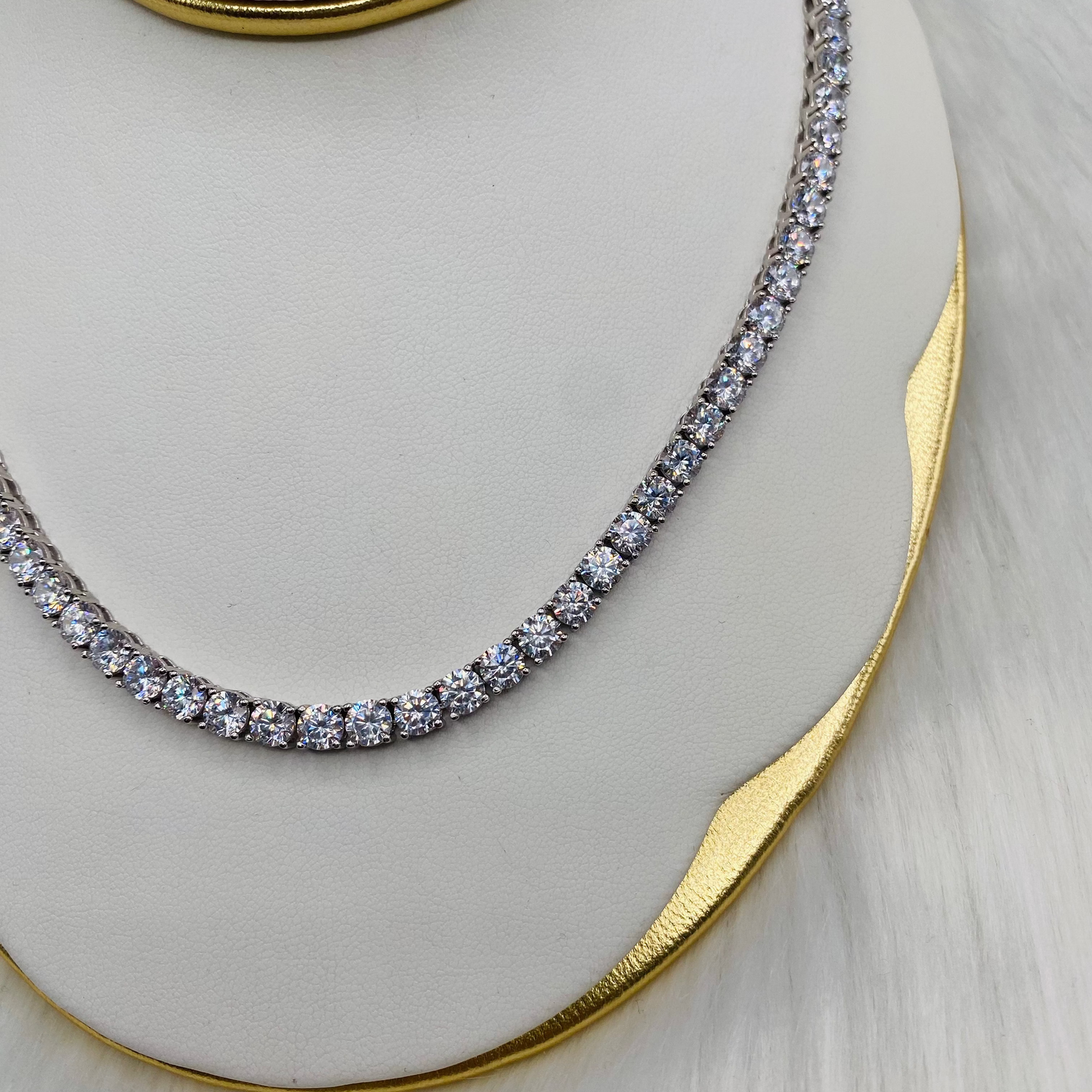 Silver Tennis Necklace UTN10