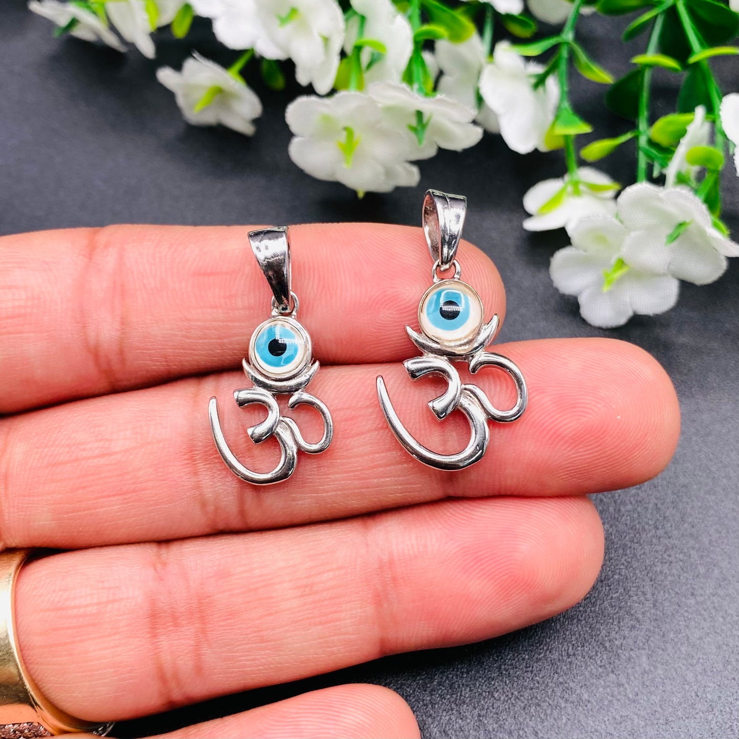 OM Evileye Silver 925 Pendent SGP21