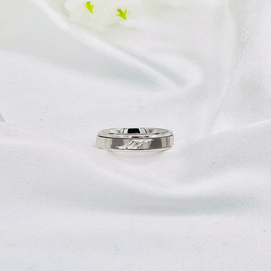 Unisex Spinner/Anxiety Relief Bands In Sterling Silver URS18