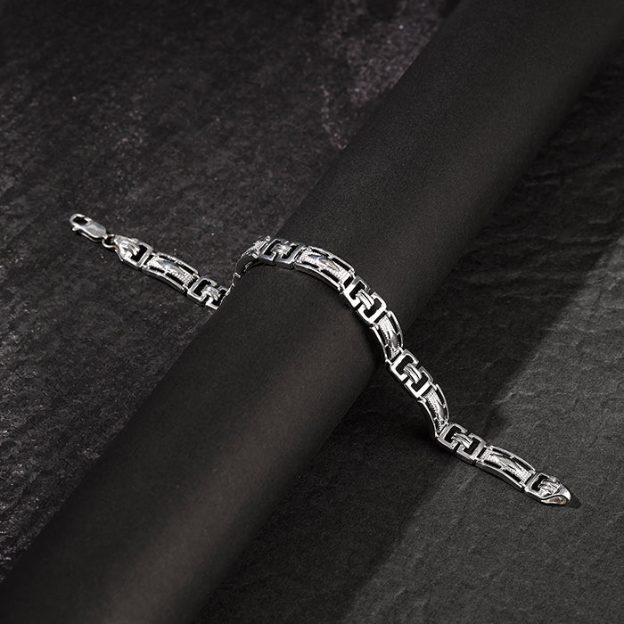 Mens 925 Silver Bracelet