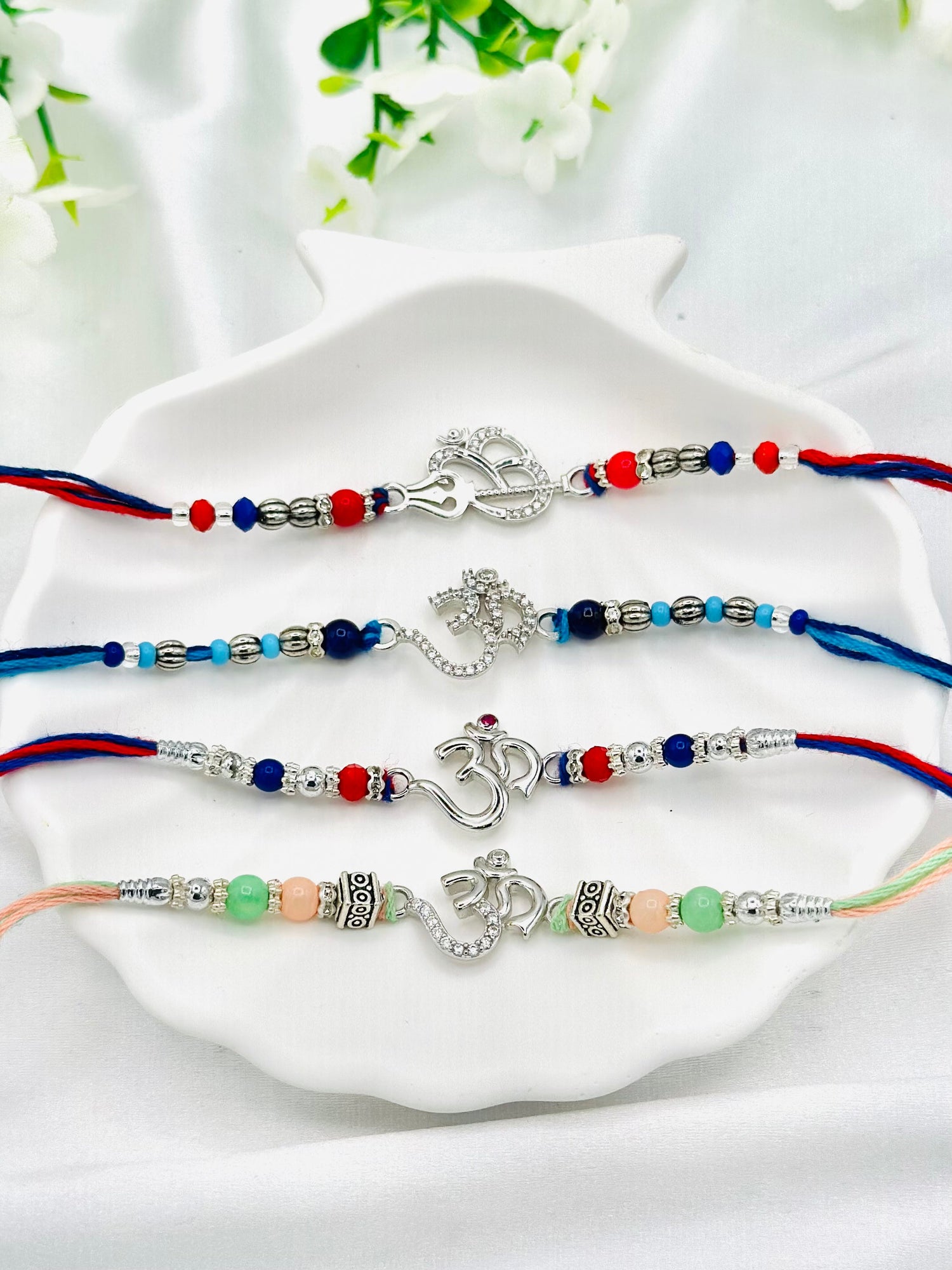 Silver Rakhi Threads