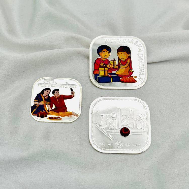 Silver Rakhi Coins