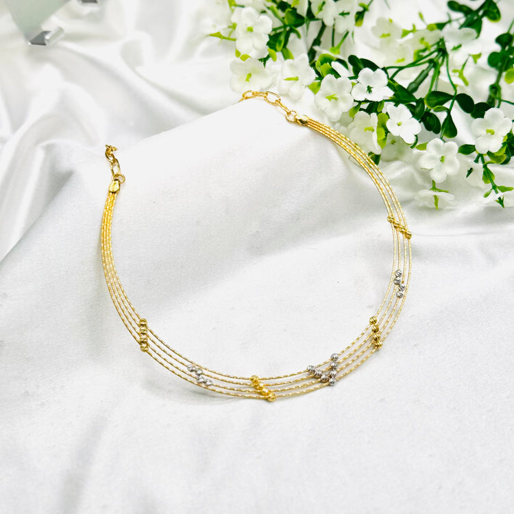 Gold Plated Hasli Necklace Set