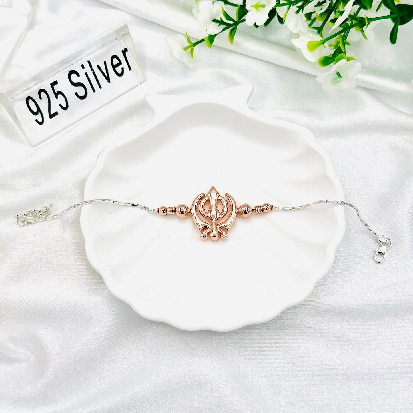 Khanda Sahib Silver Rakhi MRI13