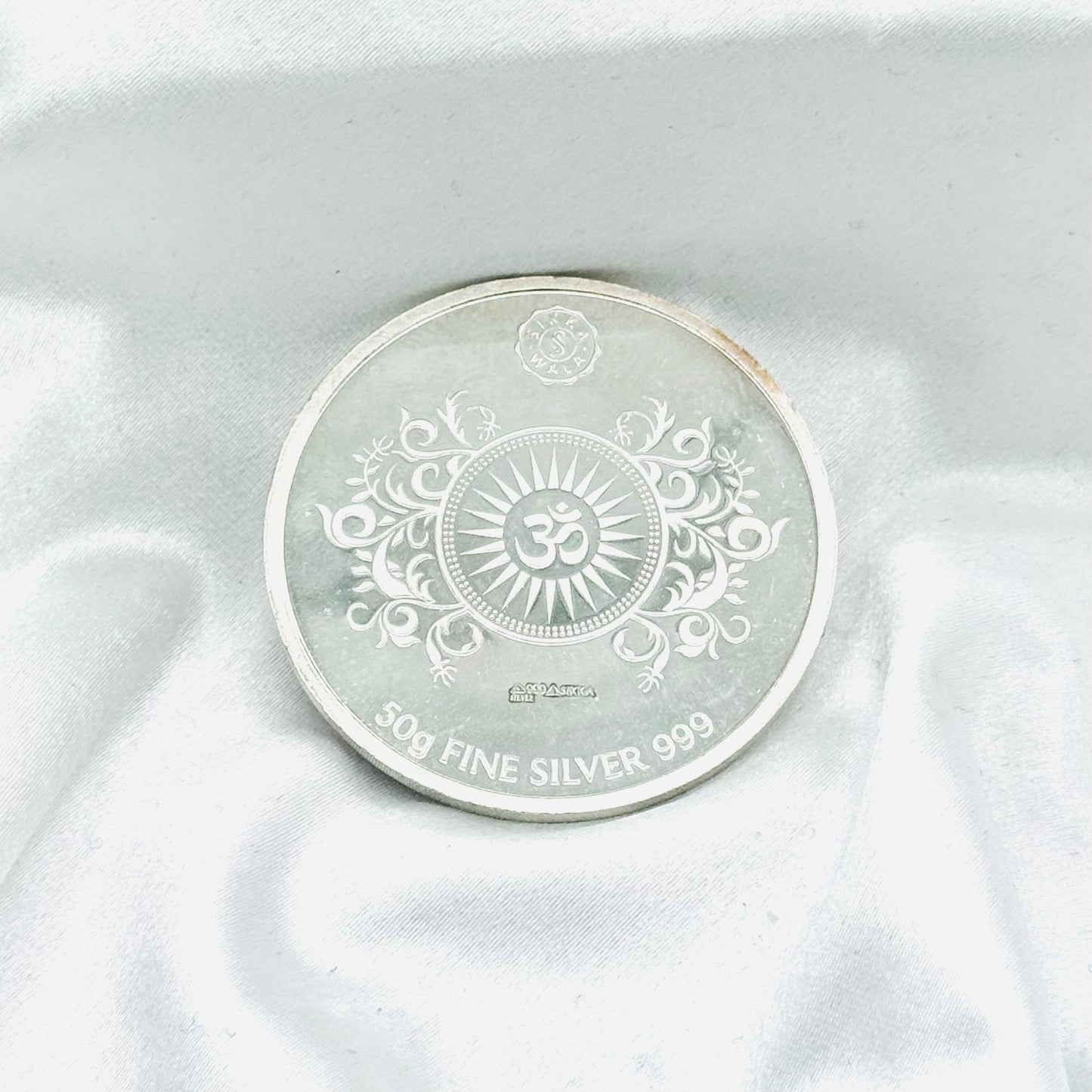 Ganesh Laxmi Ji Pure 999 Silver Coin 50 GMS SCO11